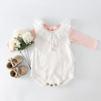 Load image into Gallery viewer, Baby Girls Solid Color Rompers Wholesale 211116398
