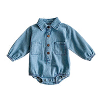 Load image into Gallery viewer, Baby Girls Solid Color Rompers Wholesale 211116402
