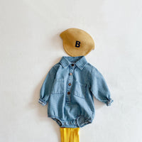 Load image into Gallery viewer, Baby Girls Solid Color Rompers Wholesale 211116402
