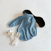 Load image into Gallery viewer, Baby Girls Solid Color Rompers Wholesale 211116402
