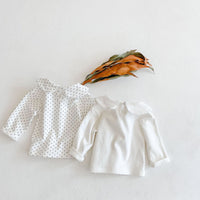 Load image into Gallery viewer, Baby Girls Solid Color Polka dots Print T-Shirts Wholesale 211116404
