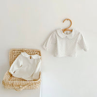 Load image into Gallery viewer, Baby Girls Solid Color Polka dots Print T-Shirts Wholesale 211116404
