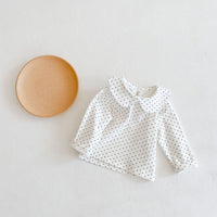 Load image into Gallery viewer, Baby Girls Solid Color Polka dots Print T-Shirts Wholesale 211116404
