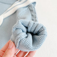 Load image into Gallery viewer, Baby Girls Striped Bow Crochet Rompers Knitwear Wholesale 211116406
