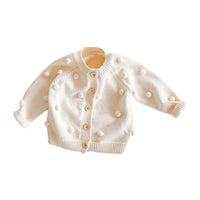 Load image into Gallery viewer, Baby Girls Solid Color Knitwear Cardigan Wholesale 211116409
