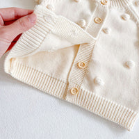 Load image into Gallery viewer, Baby Girls Solid Color Knitwear Cardigan Wholesale 211116409
