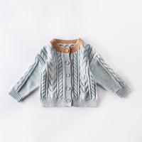 Load image into Gallery viewer, Baby Kid Girls Boys Crochet Knitwear Cardigan Wholesale 211116412
