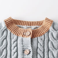 Load image into Gallery viewer, Baby Kid Girls Boys Crochet Knitwear Cardigan Wholesale 211116412
