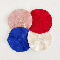 Load image into Gallery viewer, Baby Kid Girls Boys Solid Color Crochet Knitwear Accessories Hats Wholesale 211116413
