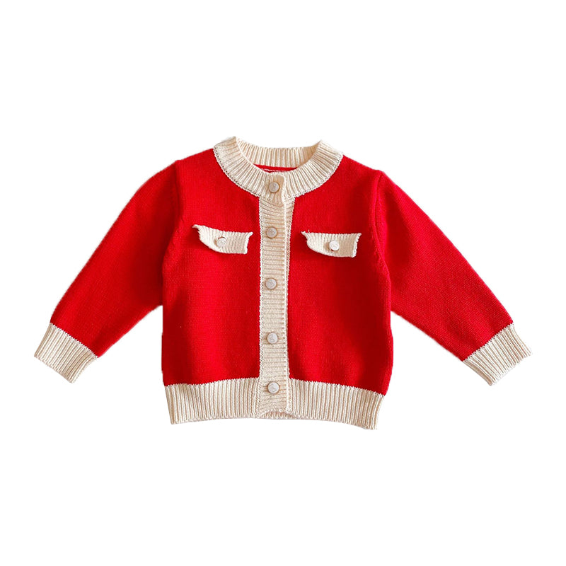 Baby Girls Color-blocking Jackets Outwears Rompers Wholesale 211116423