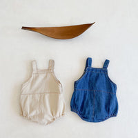 Load image into Gallery viewer, Baby Kid Unisex Solid Color Rompers Wholesale 211116431
