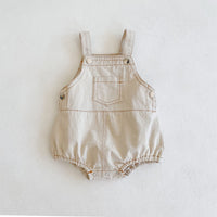Load image into Gallery viewer, Baby Kid Unisex Solid Color Rompers Wholesale 211116431

