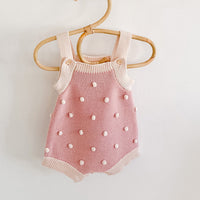 Load image into Gallery viewer, Baby Girls Crochet Rompers Wholesale 211116434
