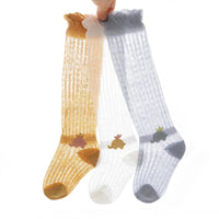 Load image into Gallery viewer, Baby Kid Unisex Solid Color Animals Bow Muslin&amp;Ribbed Accessories Socks Wholesale 211122171
