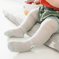 Load image into Gallery viewer, Baby Kid Unisex Solid Color Animals Bow Muslin&amp;Ribbed Accessories Socks Wholesale 211122171
