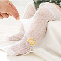 Load image into Gallery viewer, Baby Kid Unisex Solid Color Animals Bow Muslin&amp;Ribbed Accessories Socks Wholesale 211122171
