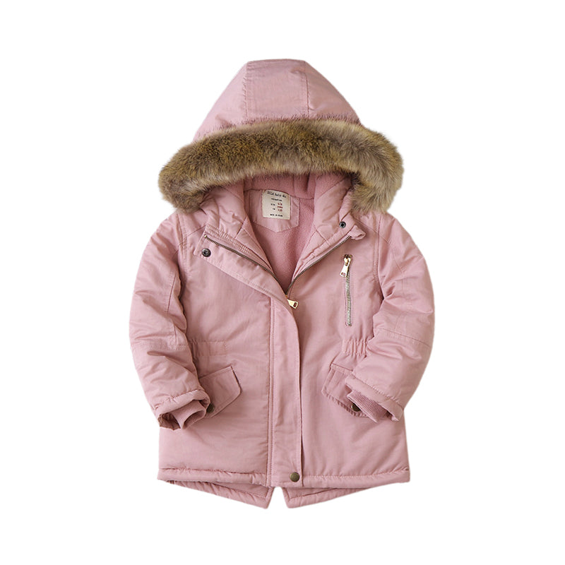 Kid Big Kid Girls Solid Color Jackets Outwears Wholesale 595511302