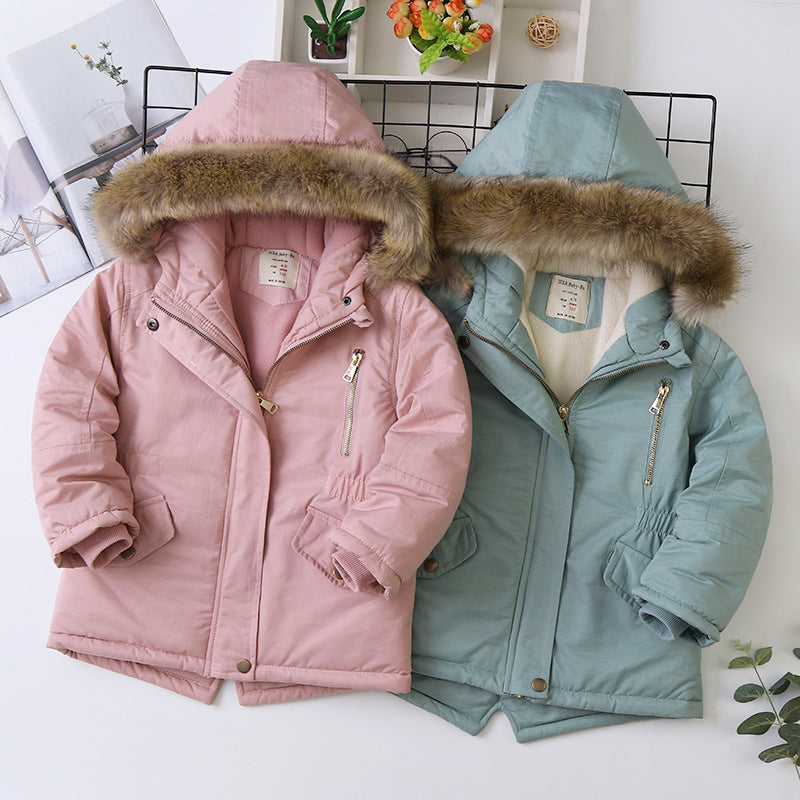 Kid Big Kid Girls Solid Color Jackets Outwears Wholesale 595511302