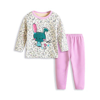 Load image into Gallery viewer, 2 Pieces Set Baby Kid Unisex Letters Print Tops And Solid Color Pants And Sleepwears Wholesale 21112502
