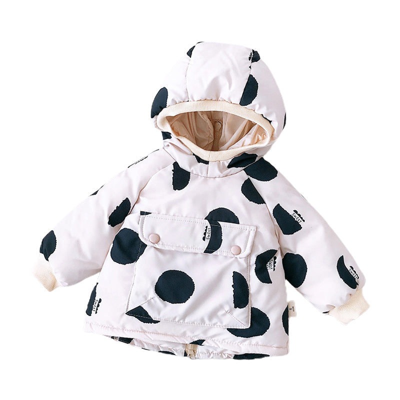 Baby Kid Unisex Polka dots Print Jackets Outwears Wholesale 21112507