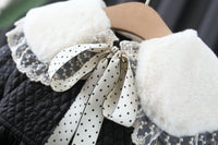 Load image into Gallery viewer, Baby Kid Girls Solid Color Polka dots Lace Jackets Outwears Wholesale 2111251013
