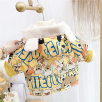 Load image into Gallery viewer, Baby Kid Unisex Letters Love heart Animals Cartoon Print Jackets Outwears Wholesale 2111251127
