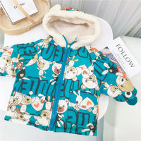 Load image into Gallery viewer, Baby Kid Unisex Letters Love heart Animals Cartoon Print Jackets Outwears Wholesale 2111251127
