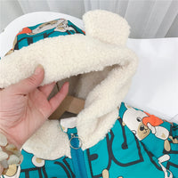 Load image into Gallery viewer, Baby Kid Unisex Letters Love heart Animals Cartoon Print Jackets Outwears Wholesale 2111251127
