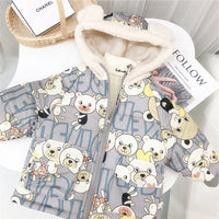 Load image into Gallery viewer, Baby Kid Unisex Letters Love heart Animals Cartoon Print Jackets Outwears Wholesale 2111251127
