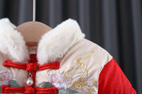 Load image into Gallery viewer, Baby Kid Girls Flower Embroidered Jackets Outwears And Bag Wholesale 2111251253
