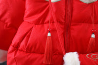 Load image into Gallery viewer, Baby Kid Girls Flower Embroidered Jackets Outwears And Bag Wholesale 2111251253
