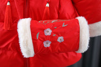 Load image into Gallery viewer, Baby Kid Girls Flower Embroidered Jackets Outwears And Bag Wholesale 2111251253
