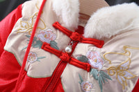Load image into Gallery viewer, Baby Kid Girls Flower Embroidered Jackets Outwears And Bag Wholesale 2111251253
