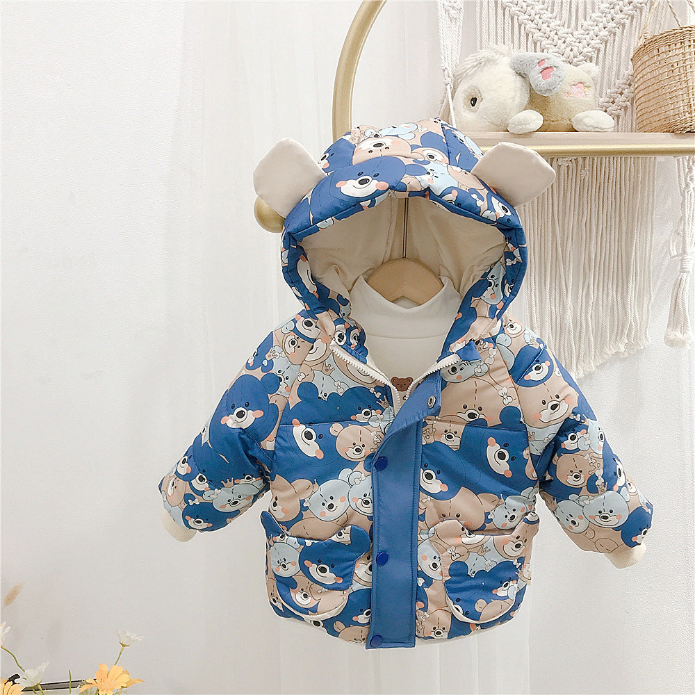 Baby Kid Boys Animals Print Jackets Outwears Wholesale 2111251389