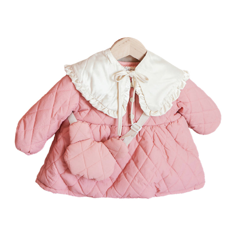 Baby Kid Girls Color-blocking Dresses Wholesale 21112528