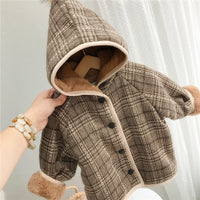 Load image into Gallery viewer, Baby Kid Unisex Houndstooth Jackets Outwears Wholesale 21112531

