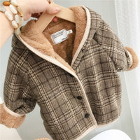 Load image into Gallery viewer, Baby Kid Unisex Houndstooth Jackets Outwears Wholesale 21112531
