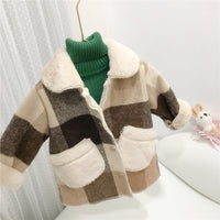 Load image into Gallery viewer, Baby Kid Unisex Checked Jackets Outwears Wholesale 21112534
