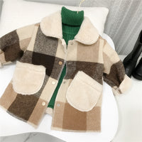 Load image into Gallery viewer, Baby Kid Unisex Checked Jackets Outwears Wholesale 21112534
