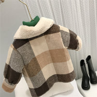 Load image into Gallery viewer, Baby Kid Unisex Checked Jackets Outwears Wholesale 21112534
