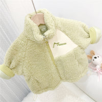 Load image into Gallery viewer, Baby Kid Girls Solid Color Letters Embroidered Jackets Outwears Wholesale 21112535
