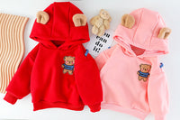 Load image into Gallery viewer, 2 Pieces Set Baby Kid Girls Boys Animals Embroidered Hoodies Swearshirts And Cartoon Pants Wholesale 211125358

