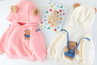 Load image into Gallery viewer, 2 Pieces Set Baby Kid Girls Boys Animals Embroidered Hoodies Swearshirts And Cartoon Pants Wholesale 211125358
