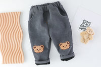 Load image into Gallery viewer, 2 Pieces Set Baby Kid Girls Boys Animals Embroidered Hoodies Swearshirts And Cartoon Pants Wholesale 211125358
