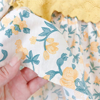 Load image into Gallery viewer, Baby Kid Girls Flower Print Dresses And Solid Color Vests Waistcoats Knitwear Wholesale 211125451
