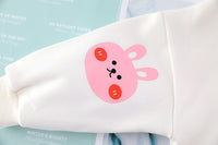 Load image into Gallery viewer, 2 Pieces Set Baby Kid Girls Boys Animals Cartoon Print Tops And Embroidered Jumpsuits Wholesale c
