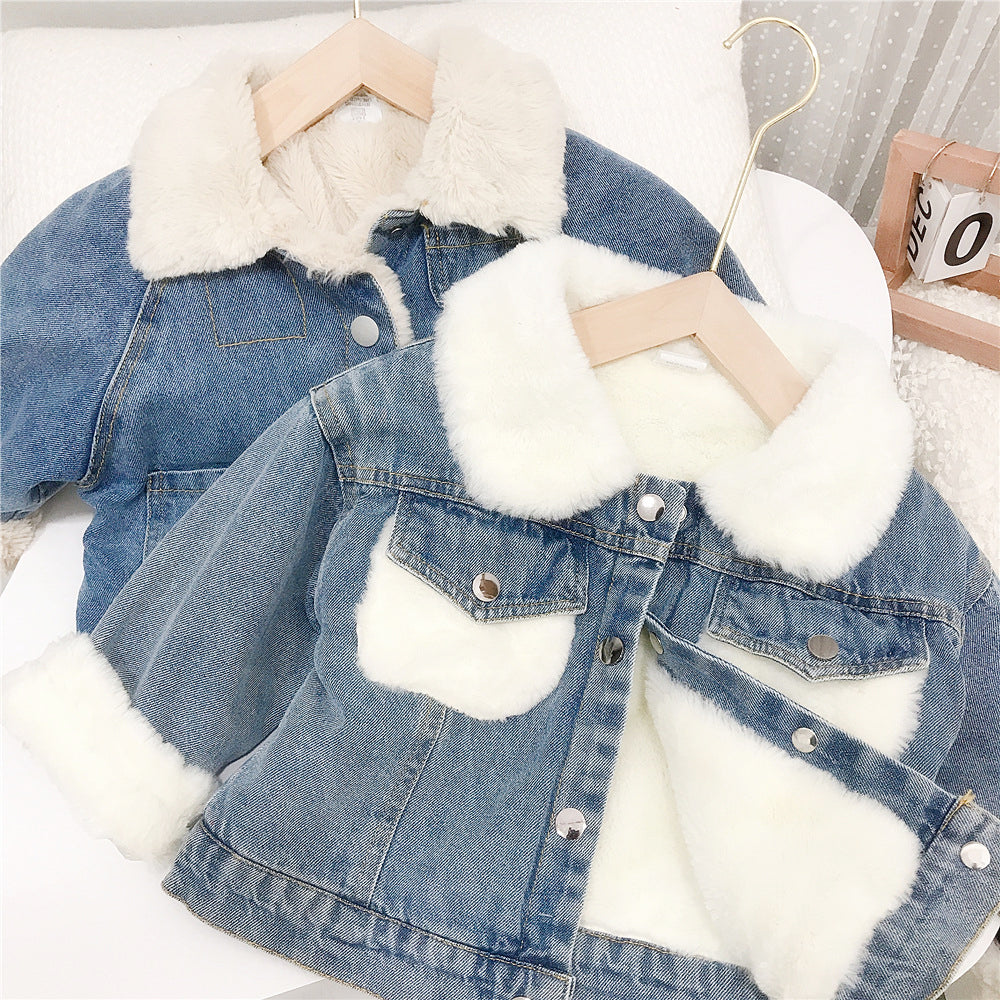 Baby Kid Girls Solid Color Outwears Wholesale 21112552