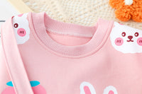 Load image into Gallery viewer, 2 Pieces Set Baby Kid Girls Fruit Print Tops And Color-blocking Pants Wholesale 211125538
