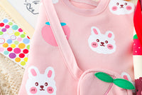 Load image into Gallery viewer, 2 Pieces Set Baby Kid Girls Fruit Print Tops And Color-blocking Pants Wholesale 211125538
