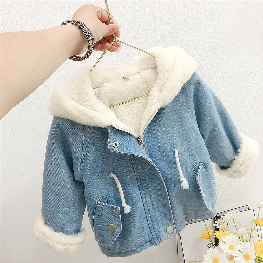 Baby Kid Girls Solid Color Jackets Outwears Wholesale 211125638